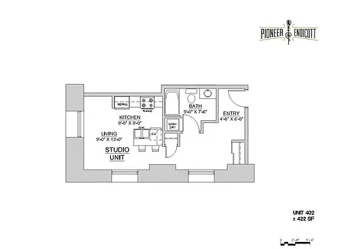 Floor plan Studios