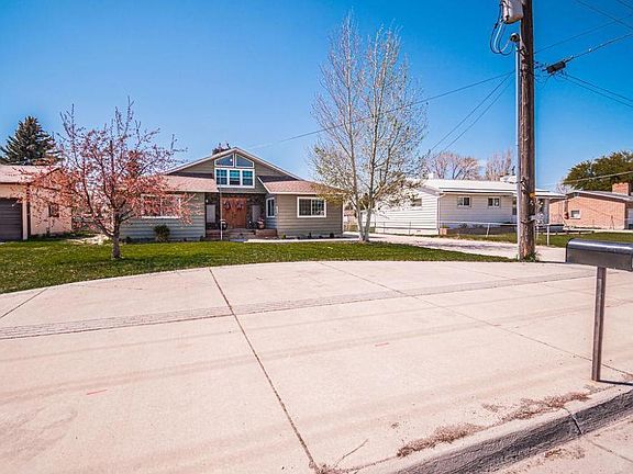Front of the house with extra parking