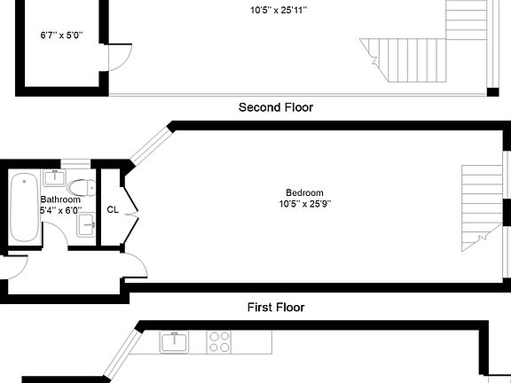 2nd image of 719 E 6th St APT 1A
