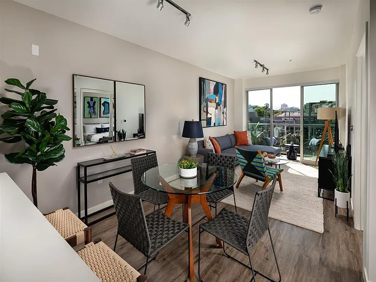 dining and living area