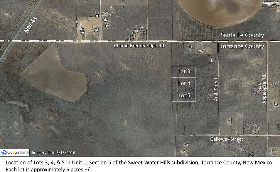 Location of lots