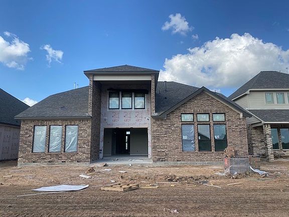 Construction progress - backyard with covered patio