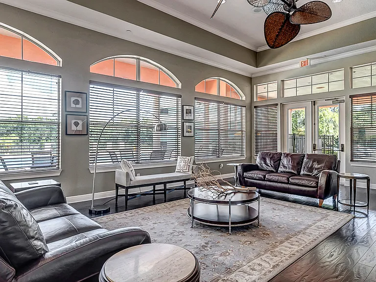 Clubhouse with Pool View