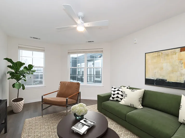Living Room with Hard Surface Flooring