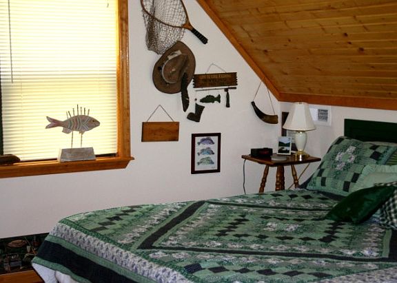 Upstairs BR & private bath