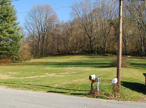 Garden area and woods