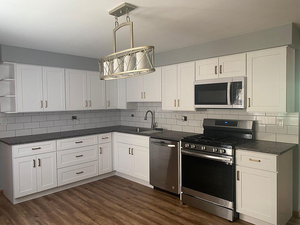 New cabinets and countertops.