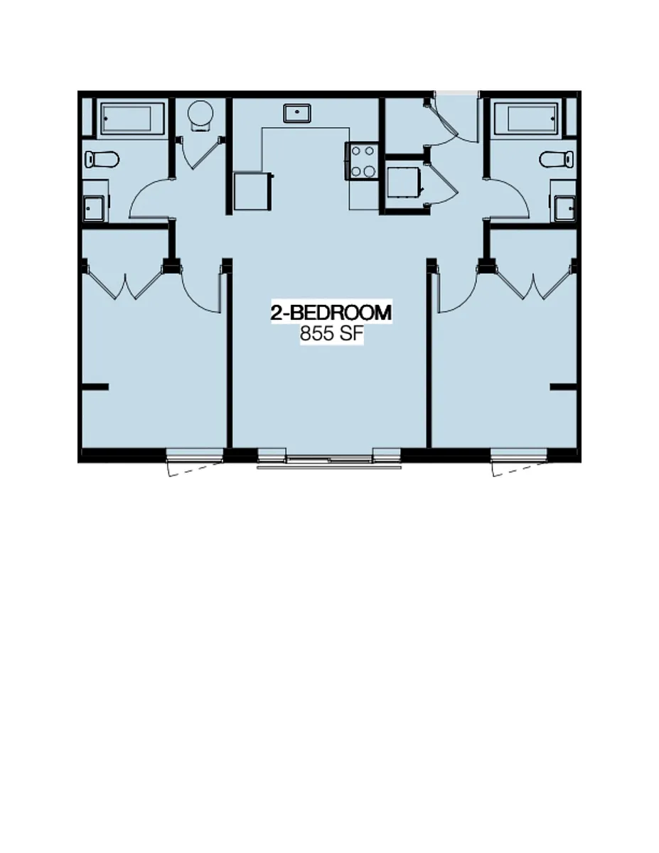 Floor plan 2 bedroom