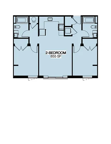 Floor plan 2 bedroom