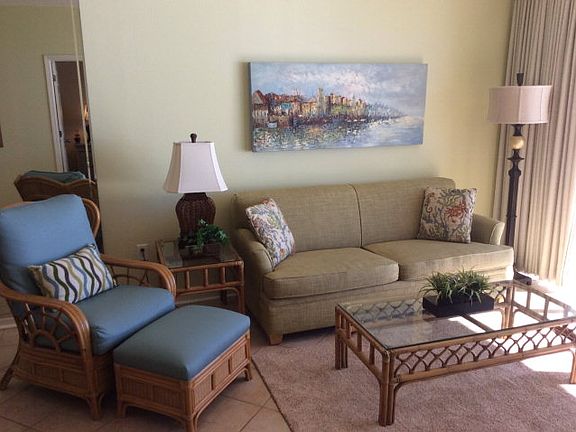 Living room off balcony