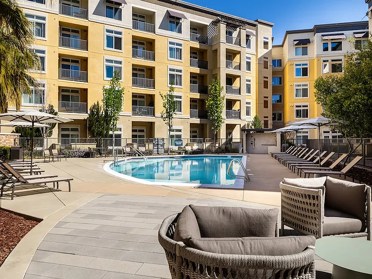 Phase I pool and sundeck