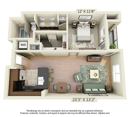 Floor plan A1B