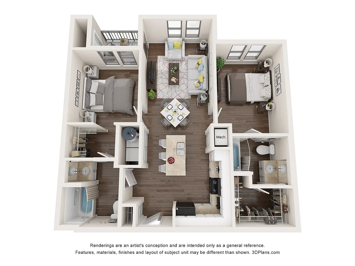 Floor plan Unit B_ADA
