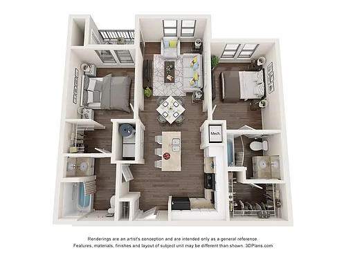 Floor plan Unit B_ADA