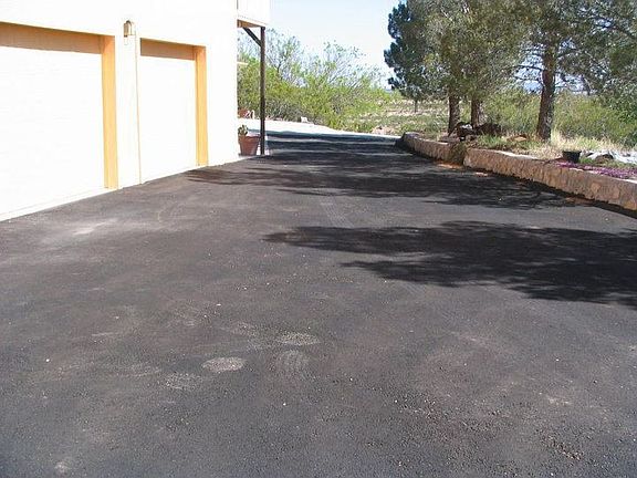 Circle drive and garages