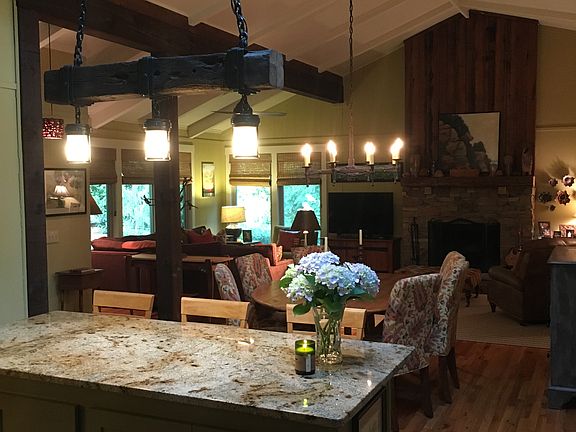 Kitchen to DR to living area