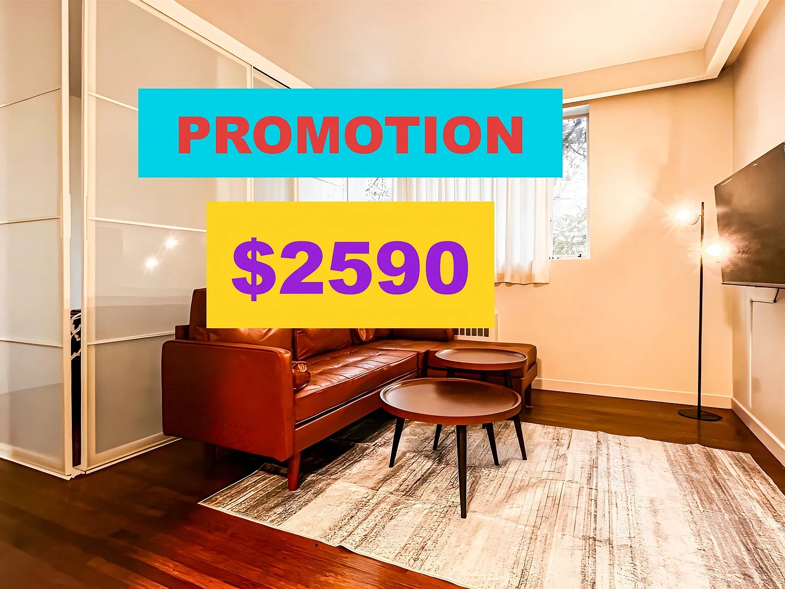 2 bed, 650 sqft, $2,590 — Photo 1