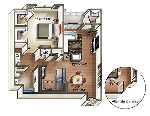 Floor plan Trio