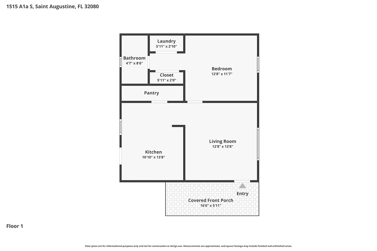 Floor plan One-Bedroom