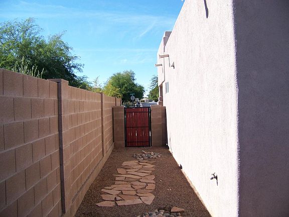 South side of house, Master Bed side