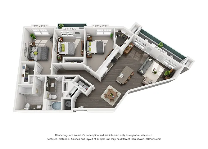 Floor plan C2 - Vivid