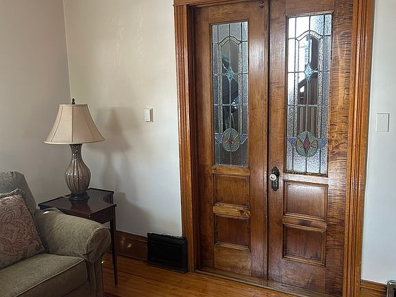 Beautiful stained glass French doors