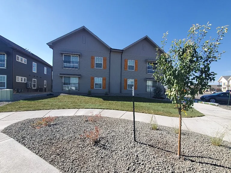 Park behind unit