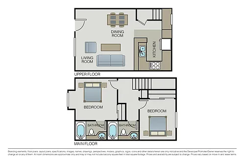 Floor plan Plan 2C Townhome