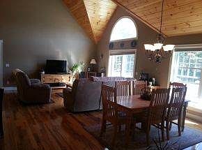 Open concept living/dining