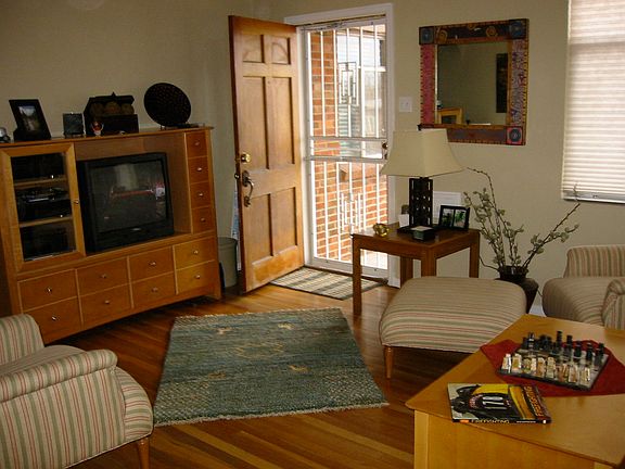 Living room with furniture