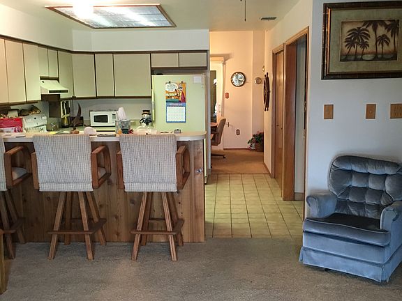 Kitchen bar living room