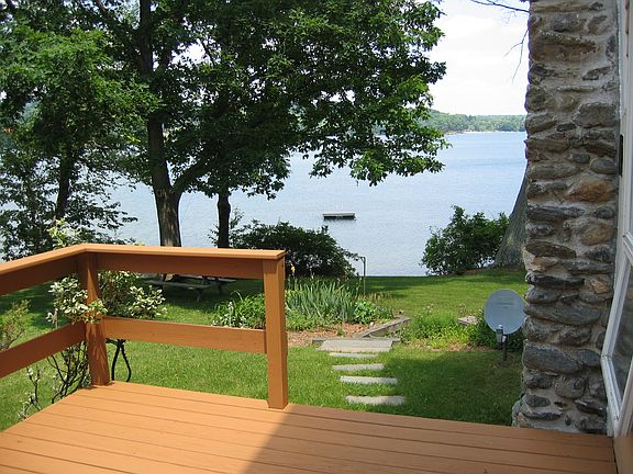 Lake view from deck