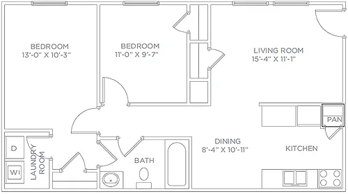 Floor plan Reynolds-Renovated