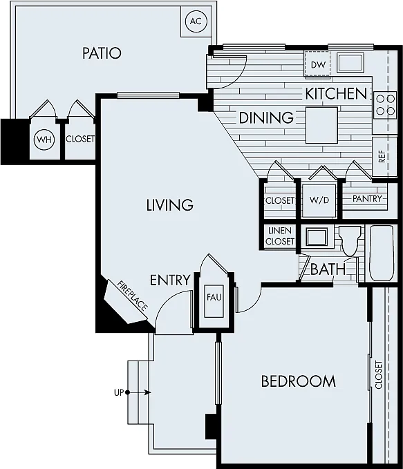 Floor plan Plan 1C