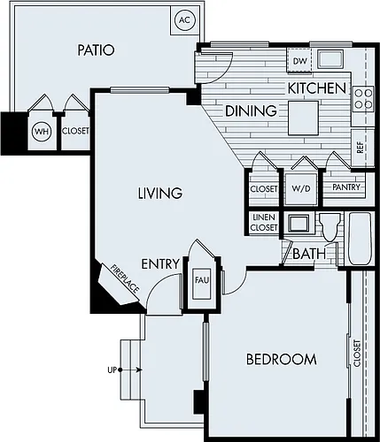 Floor plan Plan 1C