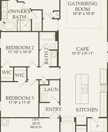 First Floor 3 br / 2 ba