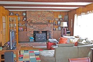 Family Room w/ WB stove