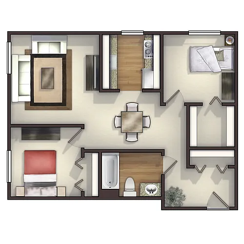Floor plan Plan D