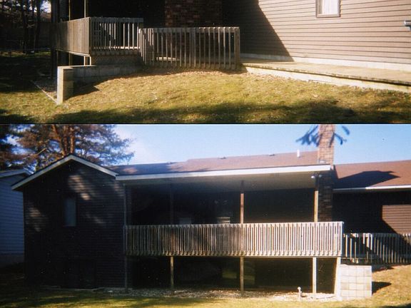 Side and back yard view