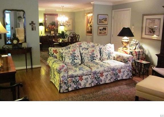 Wood floors in Living Room, Dining Room and hall to bedrooms.