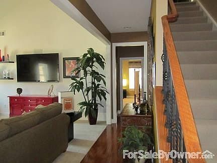 Hallway to master suite