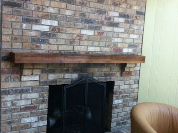 Brick Fireplace
