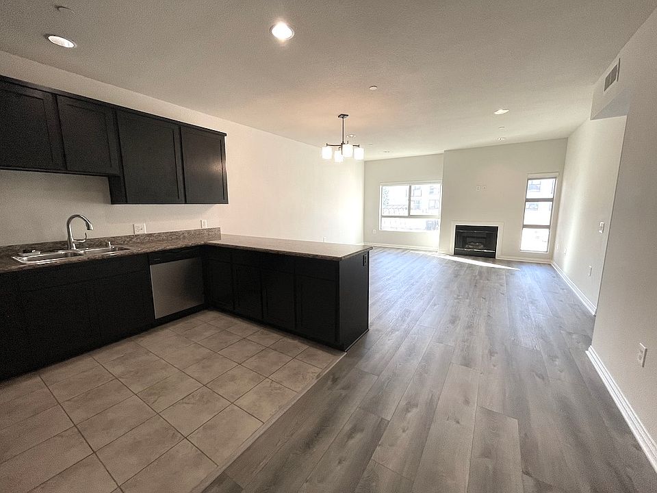 Kitchen and living room