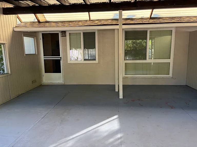 Back patio