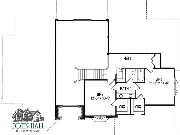 Second Floor with 2 Bedrooms and a bath.Can easily be expanded to 3 Bedrooms with a Loft
