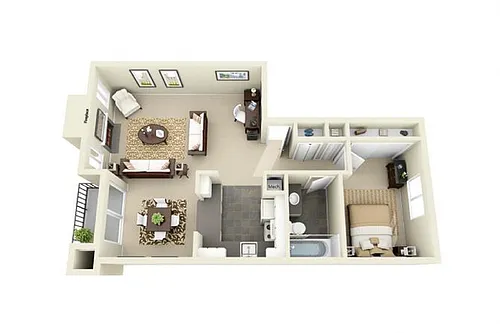 Floor plan Marquam
