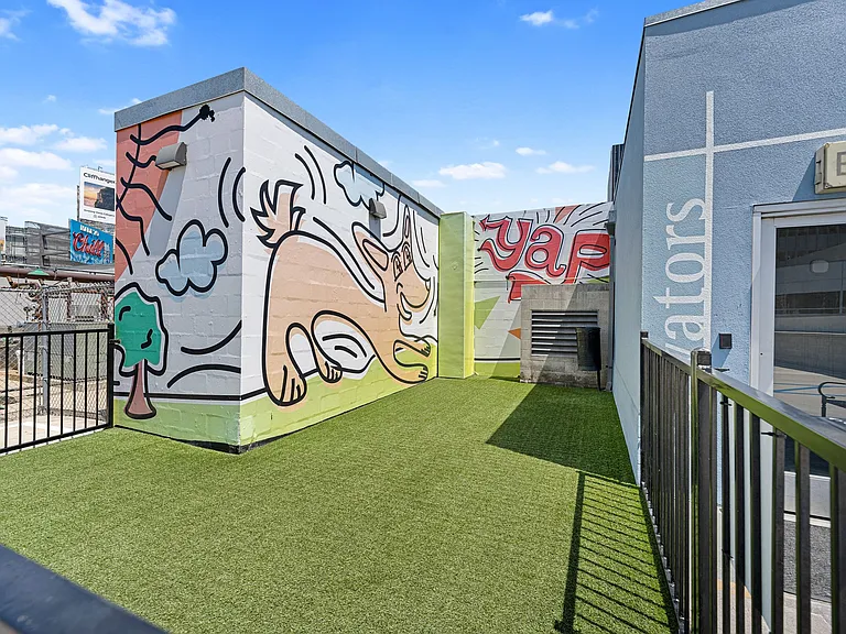 Enjoy our fenced-in pet park area