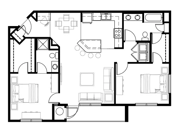 Floor plan Anasazi B