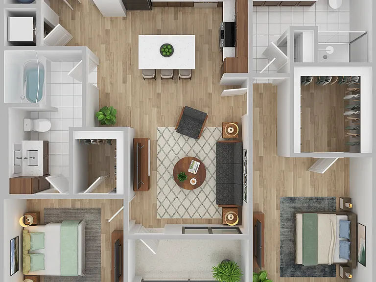 2 Bedroom | 2 Bath | 1183 SF 2 Bedroom | 2 Bath | 1183 SF