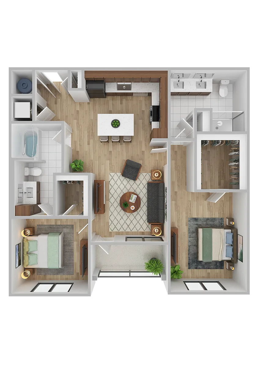 Floor plan B1